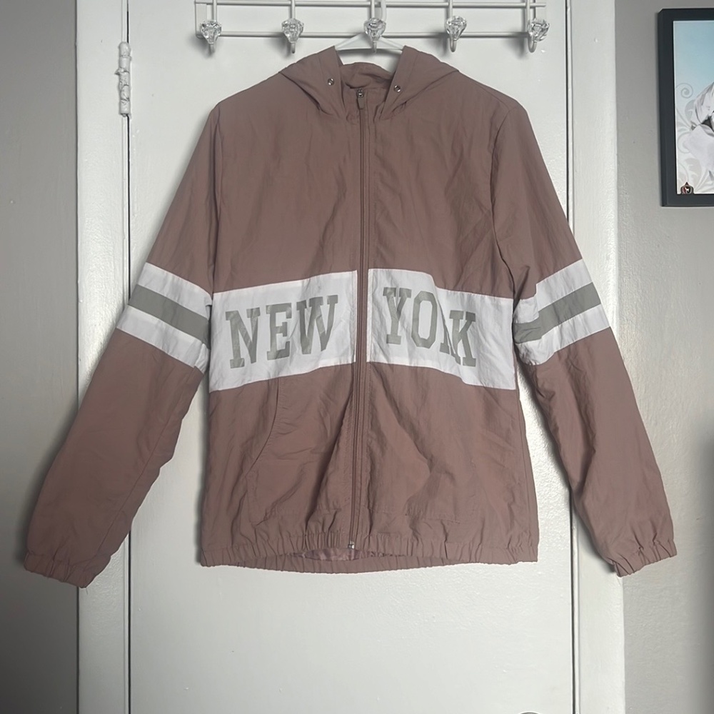 ASHLEY BY 26 INTERNATIONAL UTILITY COLLECTION  New York Zip Up Jacket